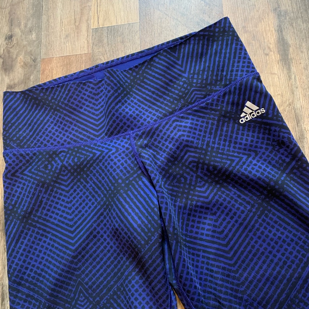 Adidas Patterned Climate Athletic Workout Capri P… - image 5